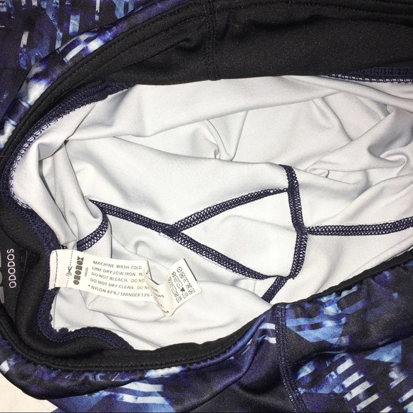 ODODOS yoga spandex geometric print leggings - Picture 9 of 9